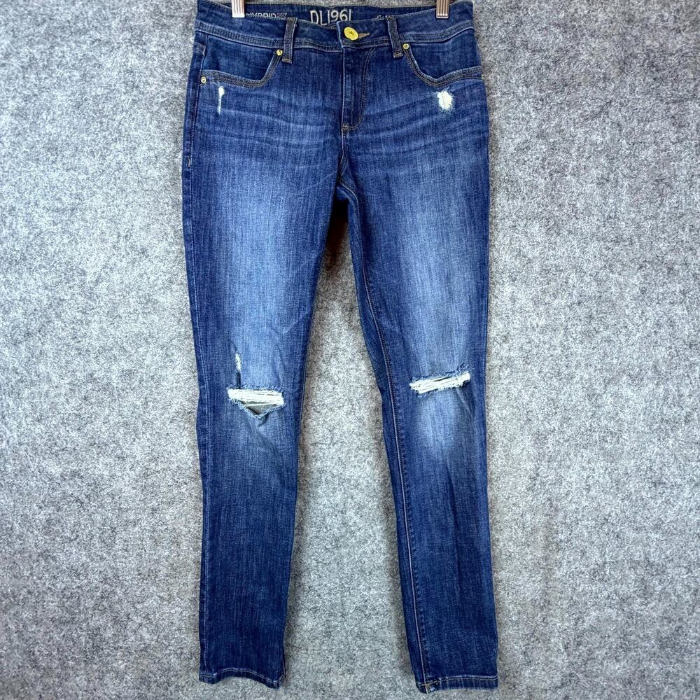 DL1961 DLX Hybrid 360‎ Comfort Jeans Emma Legging Jeans Womens 28 Blue Denim